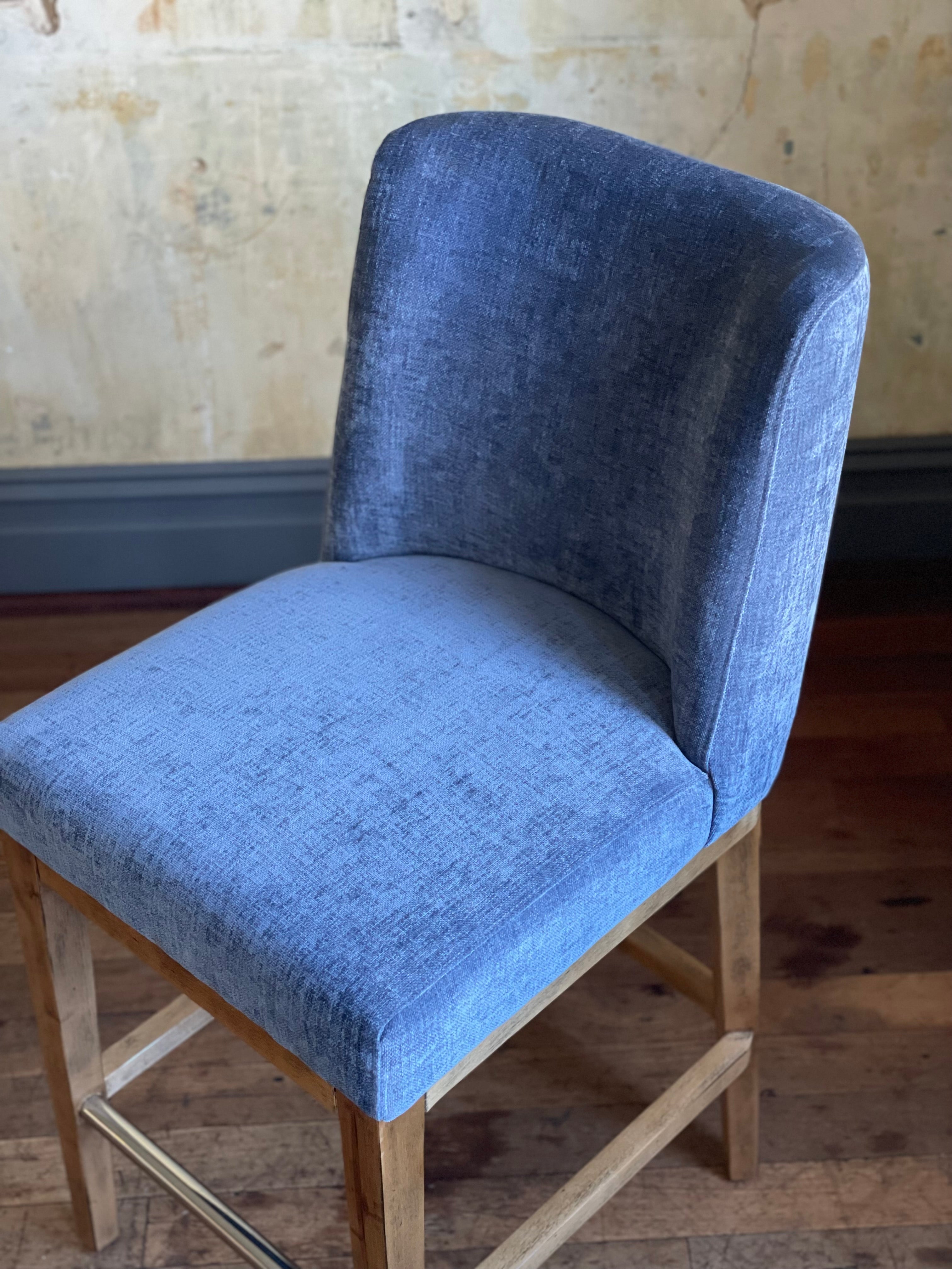 Buy Elle Counter Stool Sky Blue in Perth, Osborne Park, and Joondalup