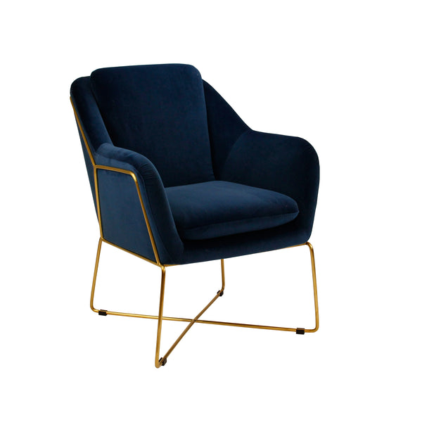 Milan Armchair - Navy