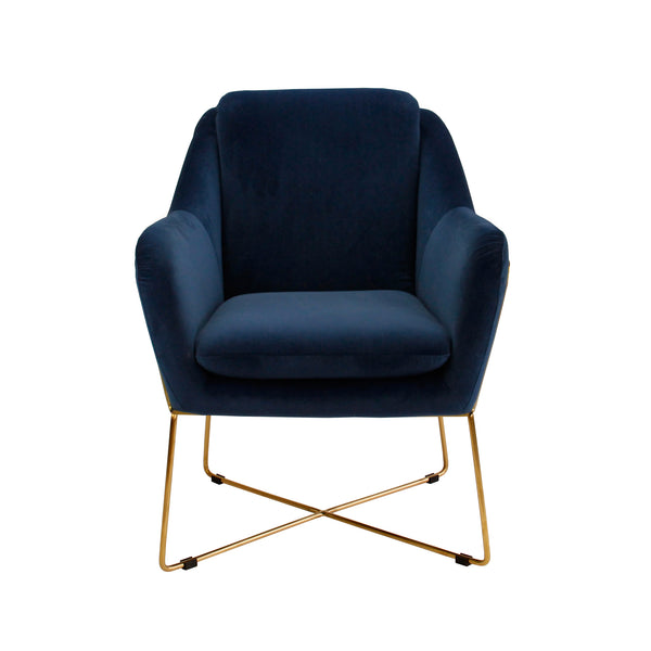 Milan Armchair - Navy