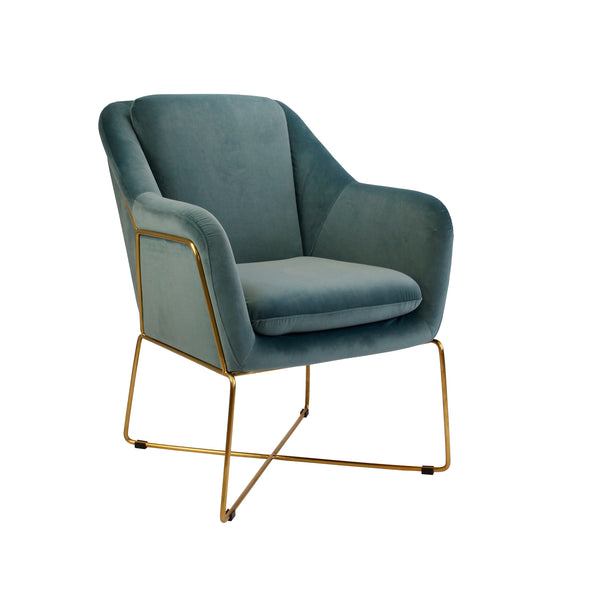 Milan Armchair - Steel