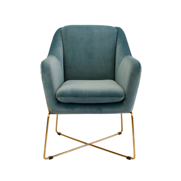 Milan Armchair - Steel