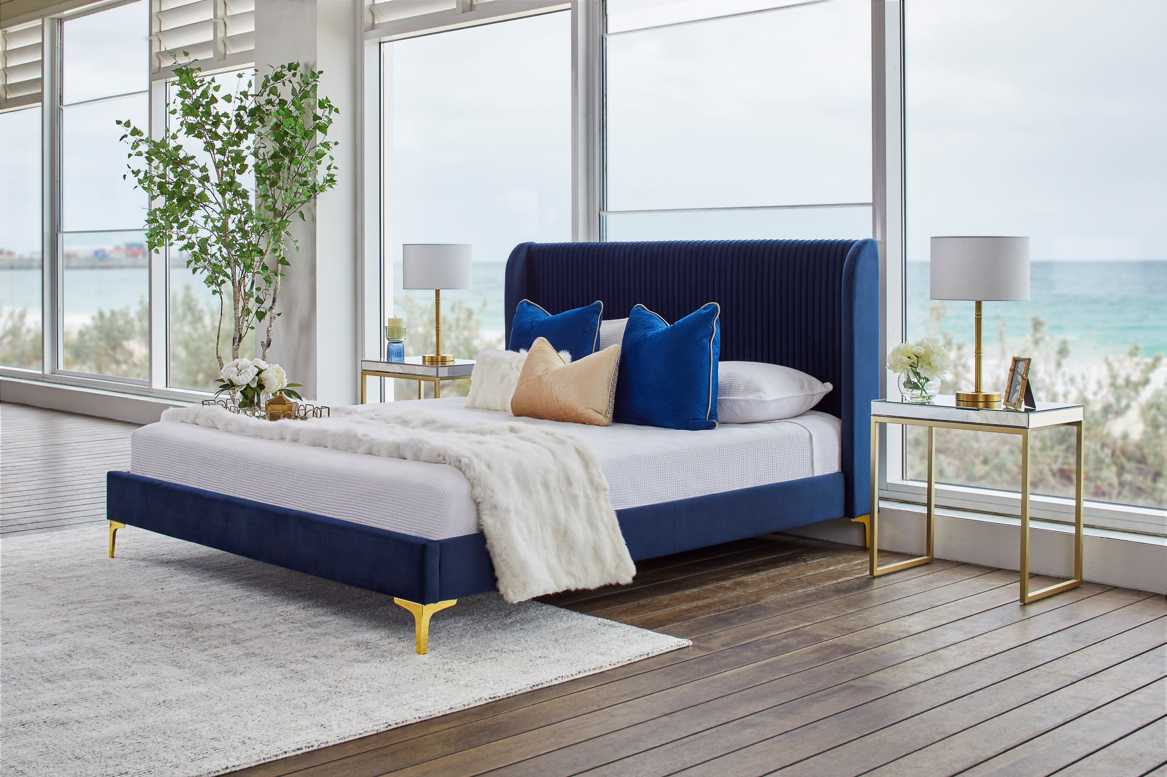 Buy Prague Bed Cobalt in Perth, Osborne Park, Joondalup WA The