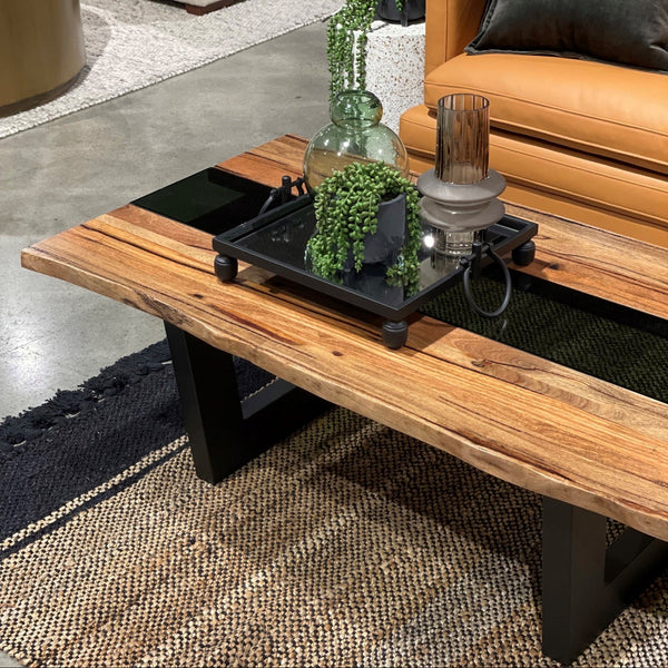 Buy Sienna Black Glass Coffee Table in Perth, Osborne Park