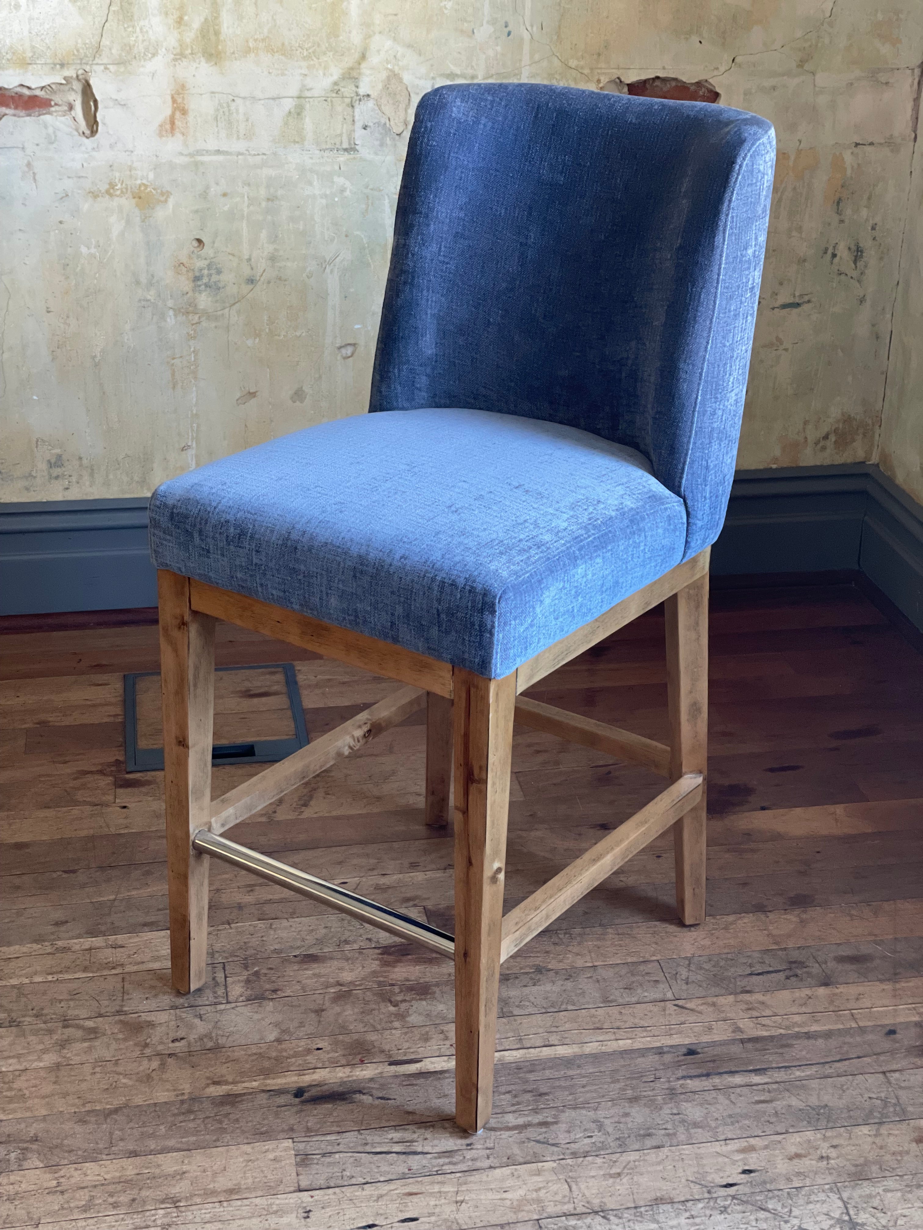 Buy Elle Counter Stool Sky Blue in Perth, Osborne Park, and Joondalup